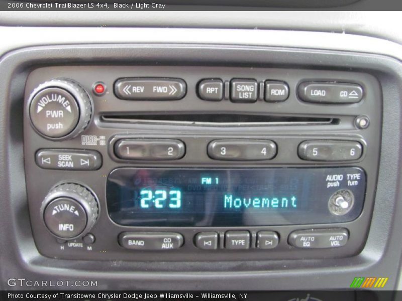 Black / Light Gray 2006 Chevrolet TrailBlazer LS 4x4