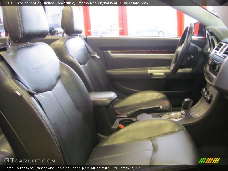 Inferno Red Crystal Pearl / Dark Slate Gray 2010 Chrysler Sebring Limited Convertible