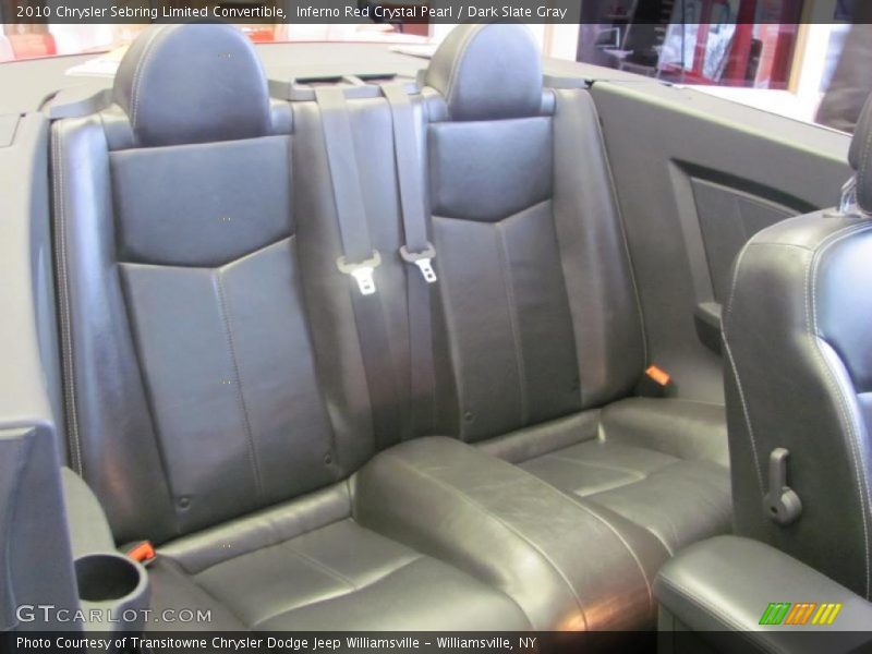 Inferno Red Crystal Pearl / Dark Slate Gray 2010 Chrysler Sebring Limited Convertible