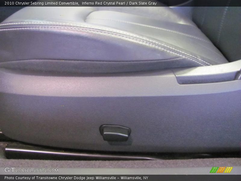 Inferno Red Crystal Pearl / Dark Slate Gray 2010 Chrysler Sebring Limited Convertible