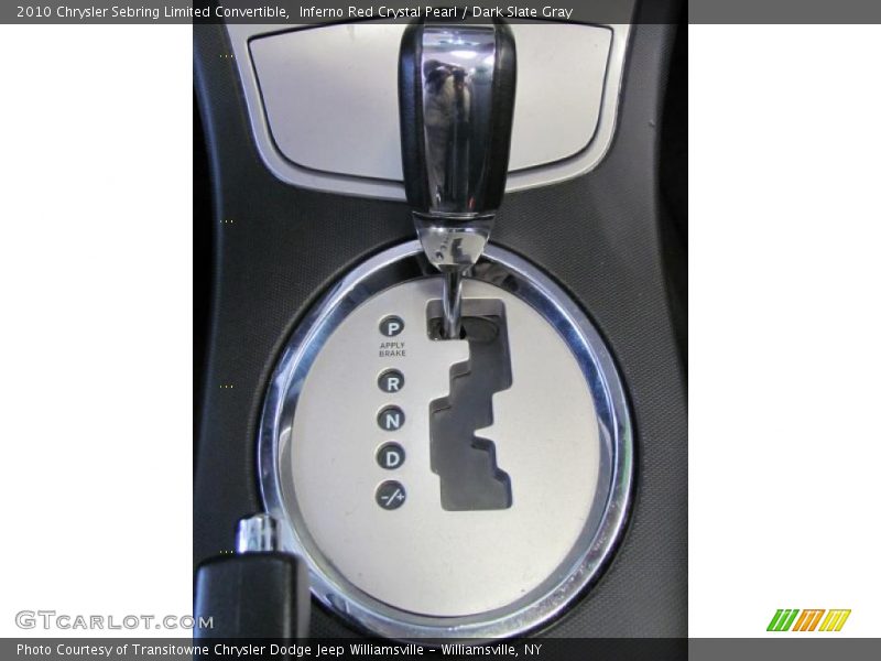 Inferno Red Crystal Pearl / Dark Slate Gray 2010 Chrysler Sebring Limited Convertible