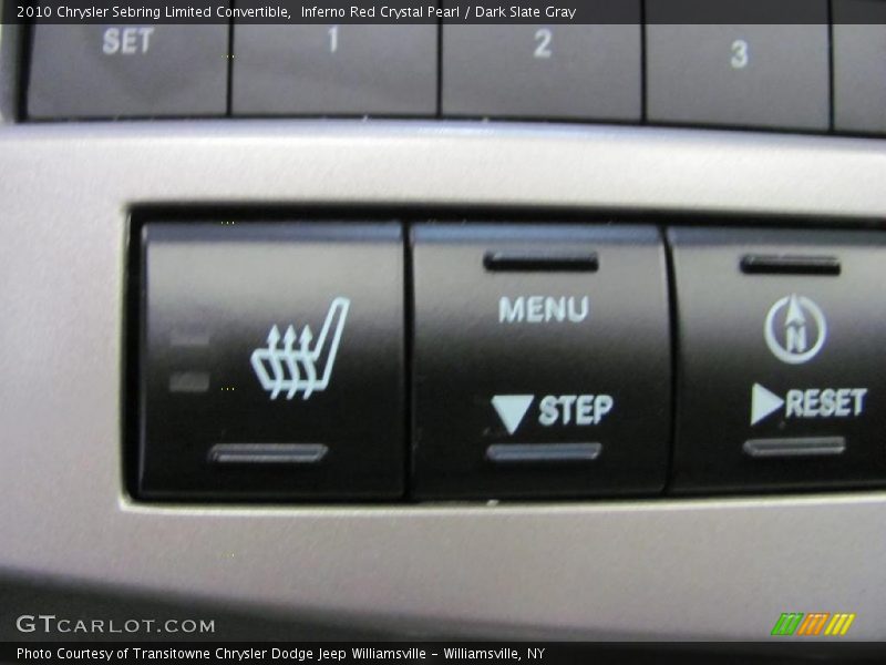 Inferno Red Crystal Pearl / Dark Slate Gray 2010 Chrysler Sebring Limited Convertible
