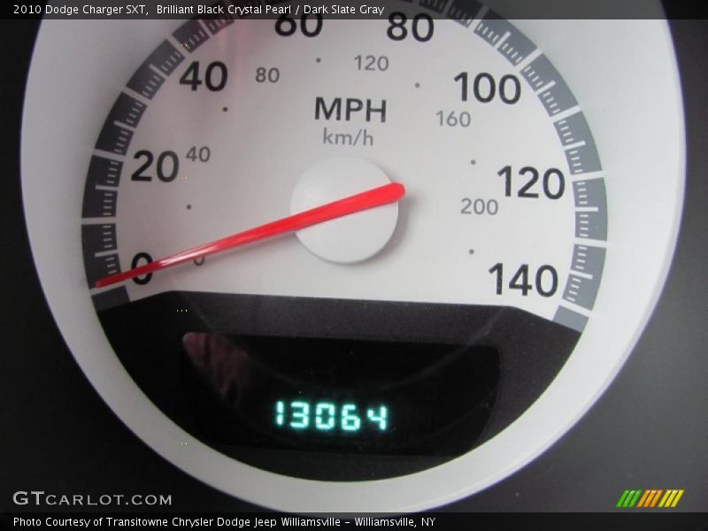 Brilliant Black Crystal Pearl / Dark Slate Gray 2010 Dodge Charger SXT