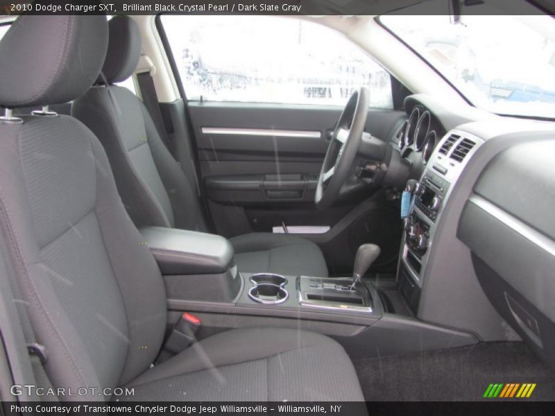 Brilliant Black Crystal Pearl / Dark Slate Gray 2010 Dodge Charger SXT