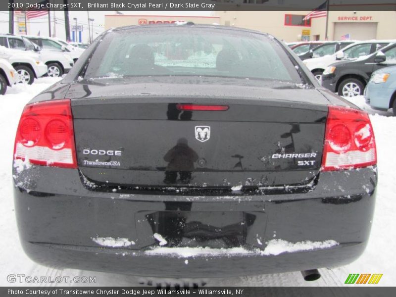 Brilliant Black Crystal Pearl / Dark Slate Gray 2010 Dodge Charger SXT