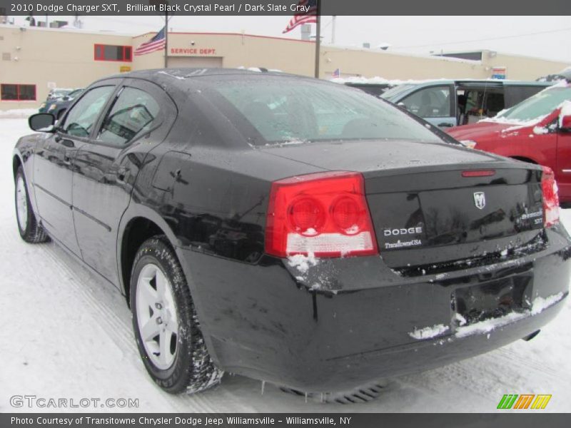 Brilliant Black Crystal Pearl / Dark Slate Gray 2010 Dodge Charger SXT