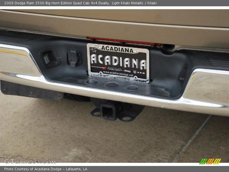 Light Khaki Metallic / Khaki 2009 Dodge Ram 3500 Big Horn Edition Quad Cab 4x4 Dually
