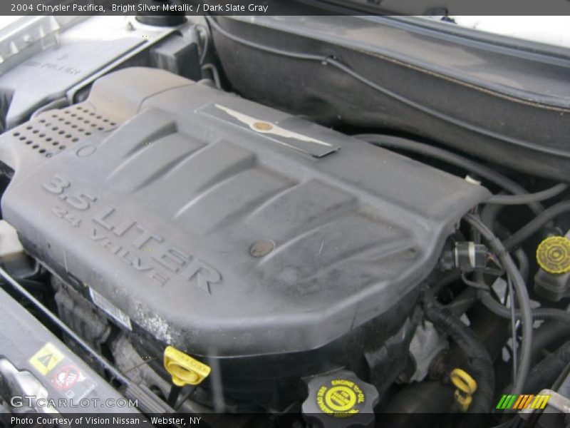 Bright Silver Metallic / Dark Slate Gray 2004 Chrysler Pacifica