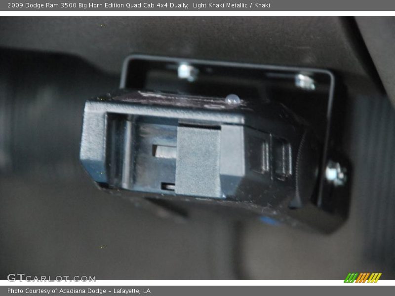 Light Khaki Metallic / Khaki 2009 Dodge Ram 3500 Big Horn Edition Quad Cab 4x4 Dually