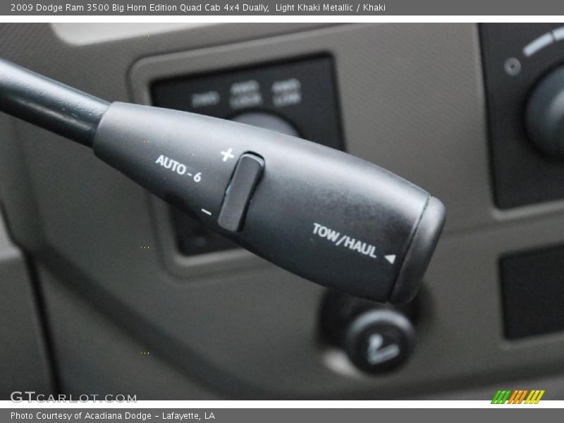 Light Khaki Metallic / Khaki 2009 Dodge Ram 3500 Big Horn Edition Quad Cab 4x4 Dually