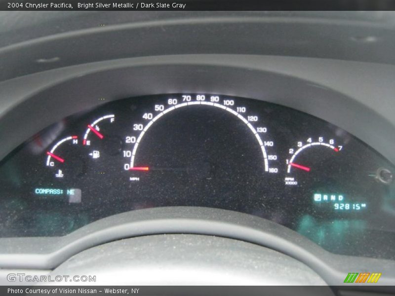 Bright Silver Metallic / Dark Slate Gray 2004 Chrysler Pacifica