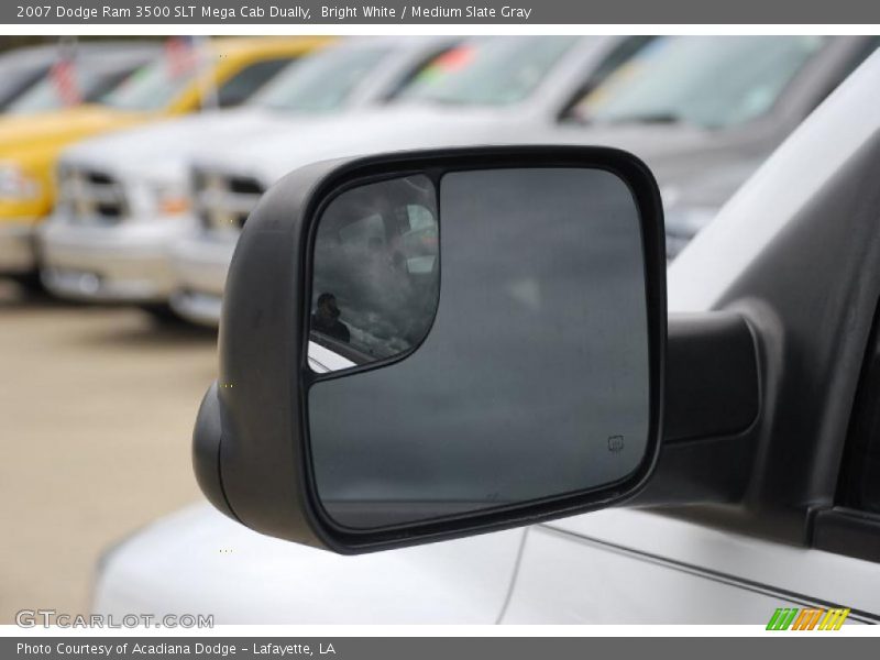Bright White / Medium Slate Gray 2007 Dodge Ram 3500 SLT Mega Cab Dually