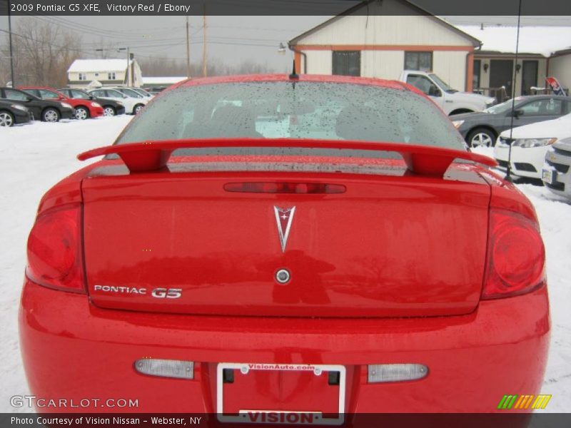 Victory Red / Ebony 2009 Pontiac G5 XFE