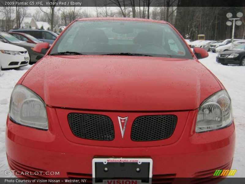 Victory Red / Ebony 2009 Pontiac G5 XFE