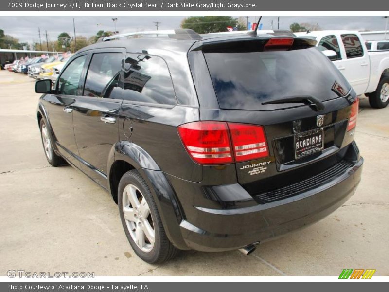 Brilliant Black Crystal Pearl / Dark Slate Gray/Light Graystone 2009 Dodge Journey R/T