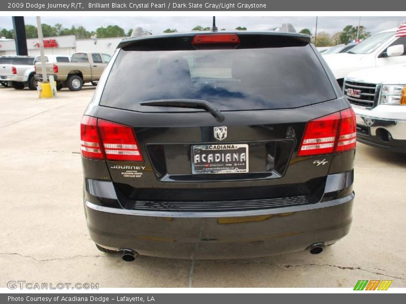 Brilliant Black Crystal Pearl / Dark Slate Gray/Light Graystone 2009 Dodge Journey R/T