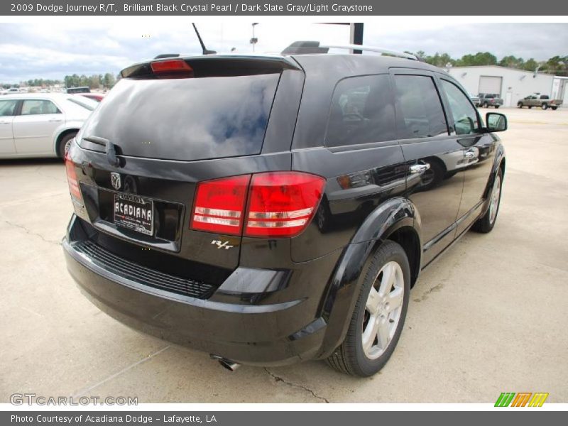 Brilliant Black Crystal Pearl / Dark Slate Gray/Light Graystone 2009 Dodge Journey R/T