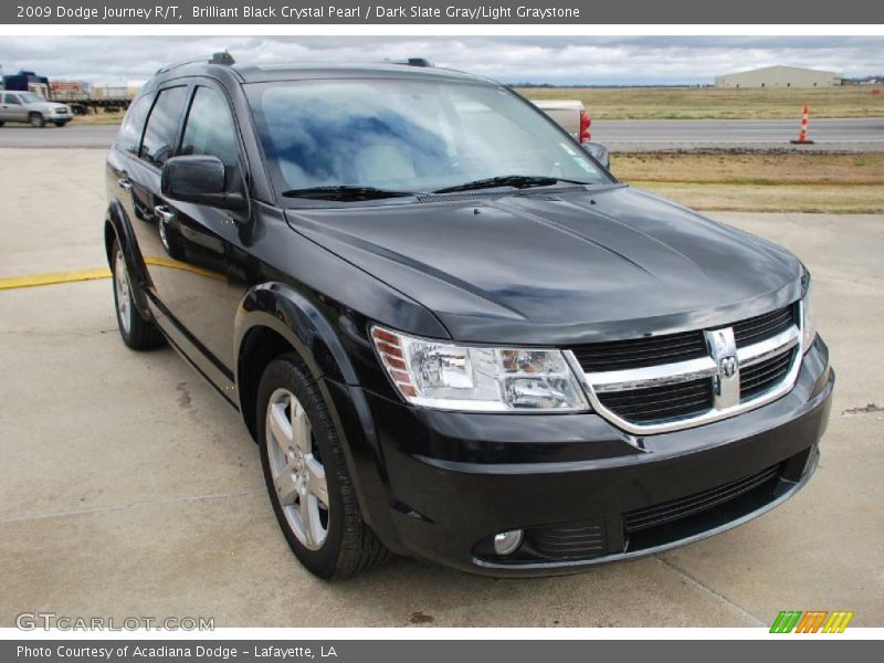 Brilliant Black Crystal Pearl / Dark Slate Gray/Light Graystone 2009 Dodge Journey R/T