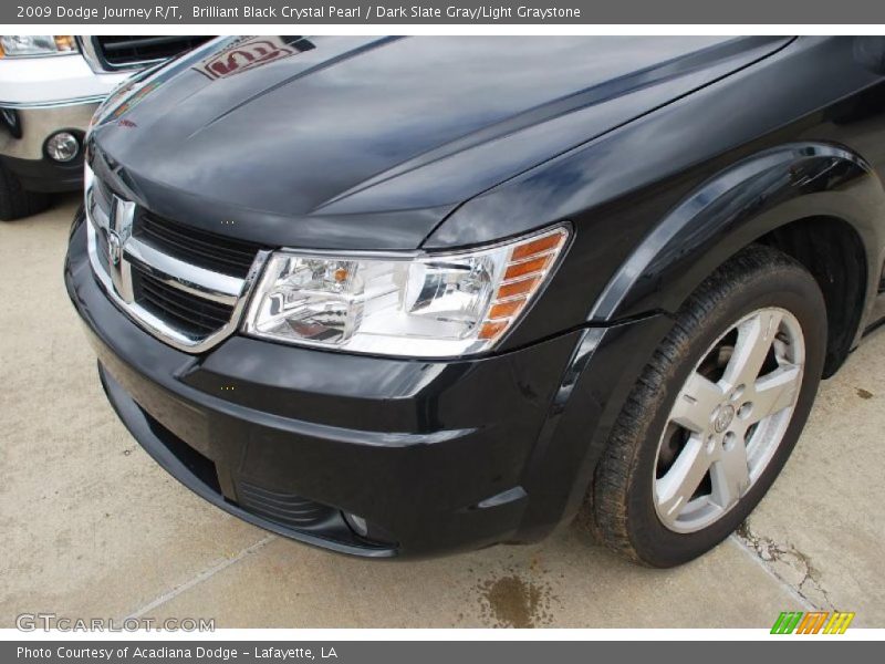 Brilliant Black Crystal Pearl / Dark Slate Gray/Light Graystone 2009 Dodge Journey R/T