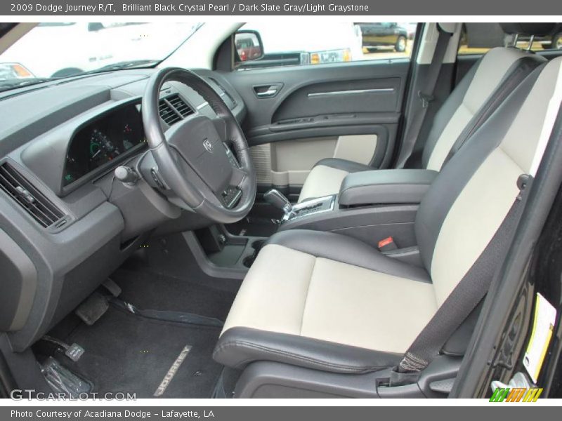 Brilliant Black Crystal Pearl / Dark Slate Gray/Light Graystone 2009 Dodge Journey R/T