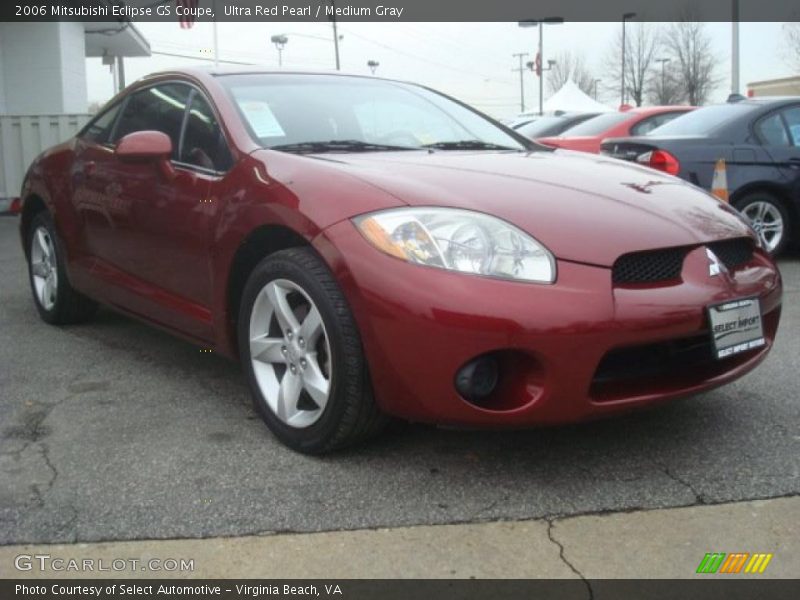 Ultra Red Pearl / Medium Gray 2006 Mitsubishi Eclipse GS Coupe