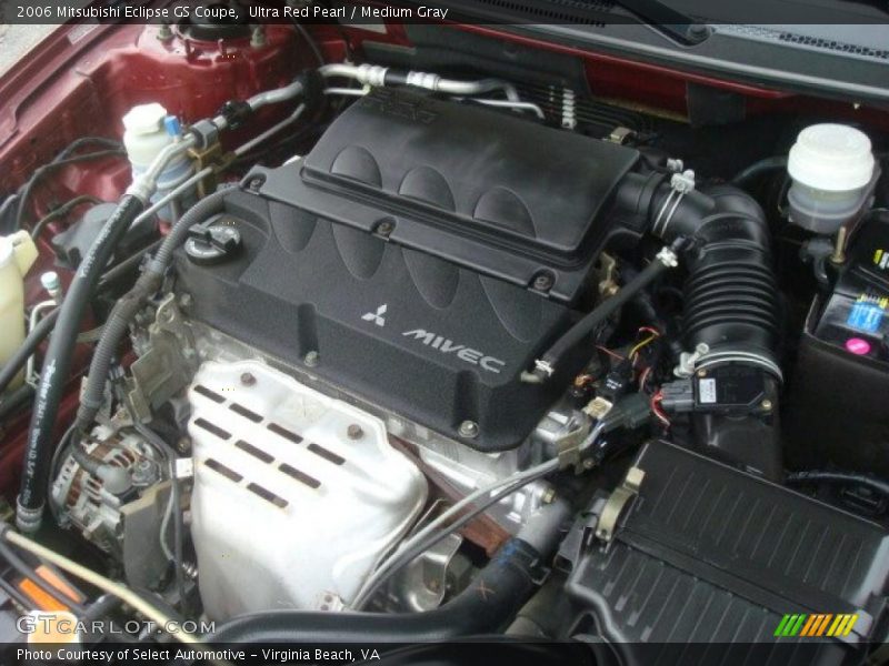 Ultra Red Pearl / Medium Gray 2006 Mitsubishi Eclipse GS Coupe