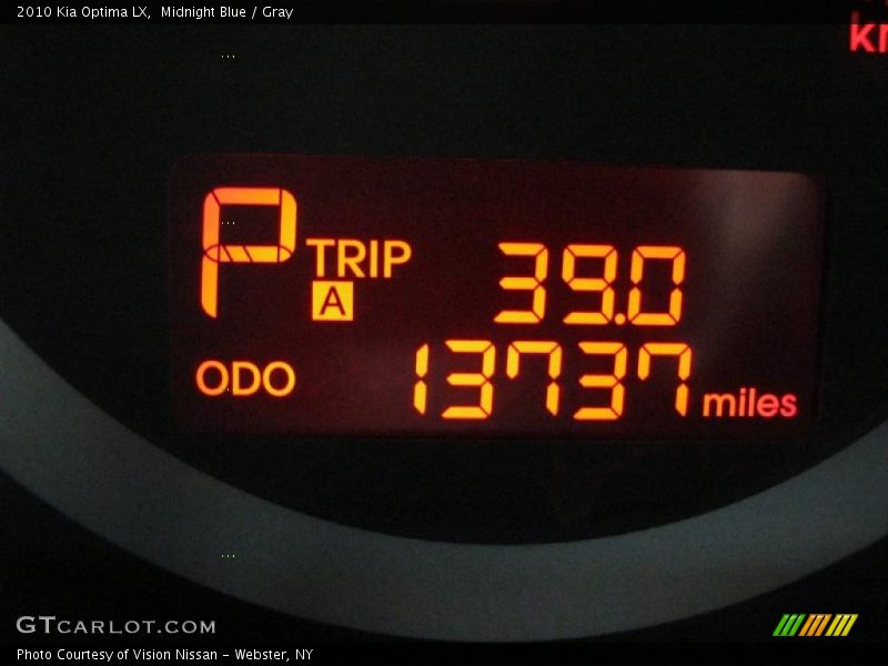Midnight Blue / Gray 2010 Kia Optima LX