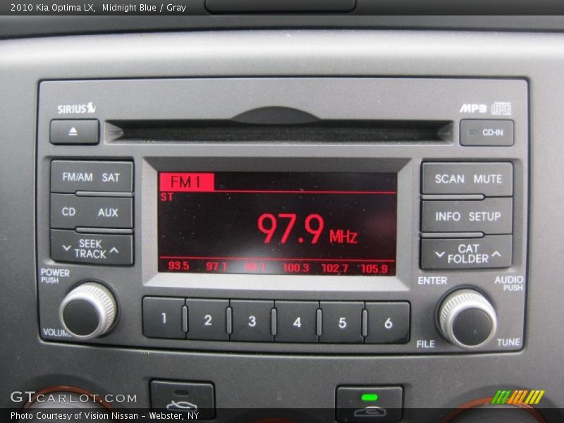 Midnight Blue / Gray 2010 Kia Optima LX