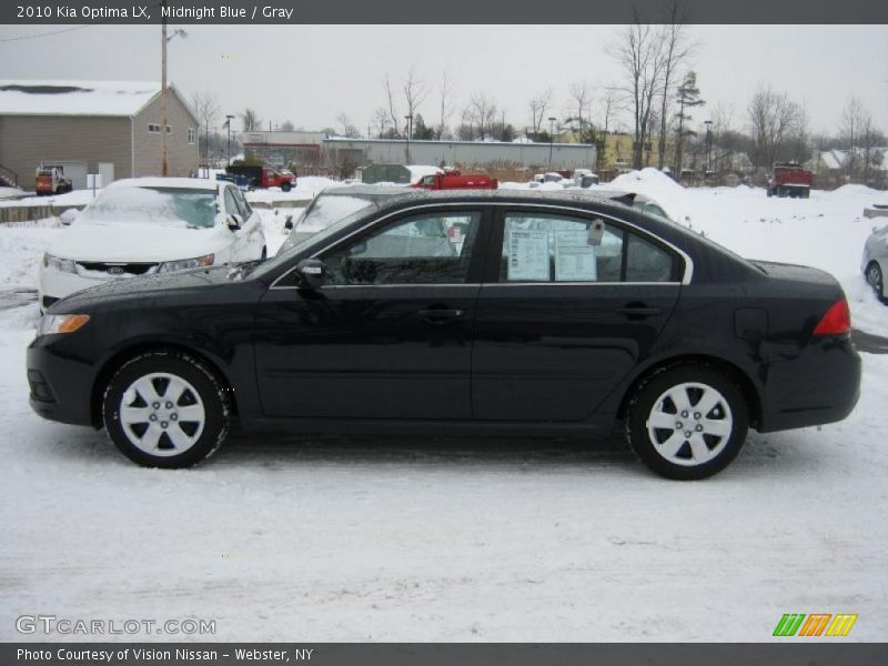 Midnight Blue / Gray 2010 Kia Optima LX