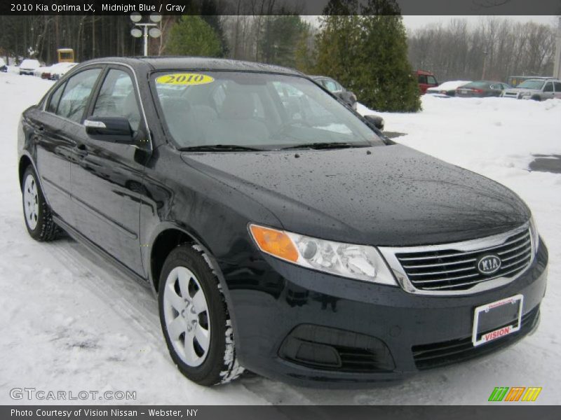 Midnight Blue / Gray 2010 Kia Optima LX