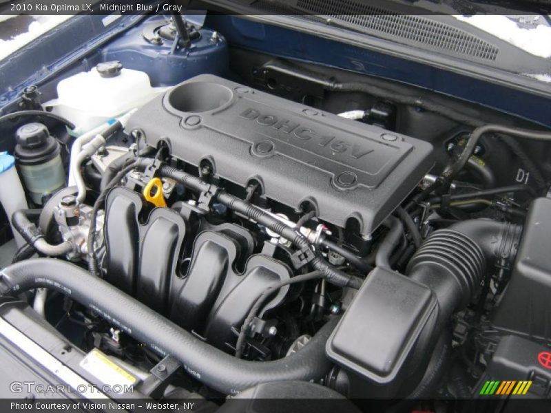 Midnight Blue / Gray 2010 Kia Optima LX