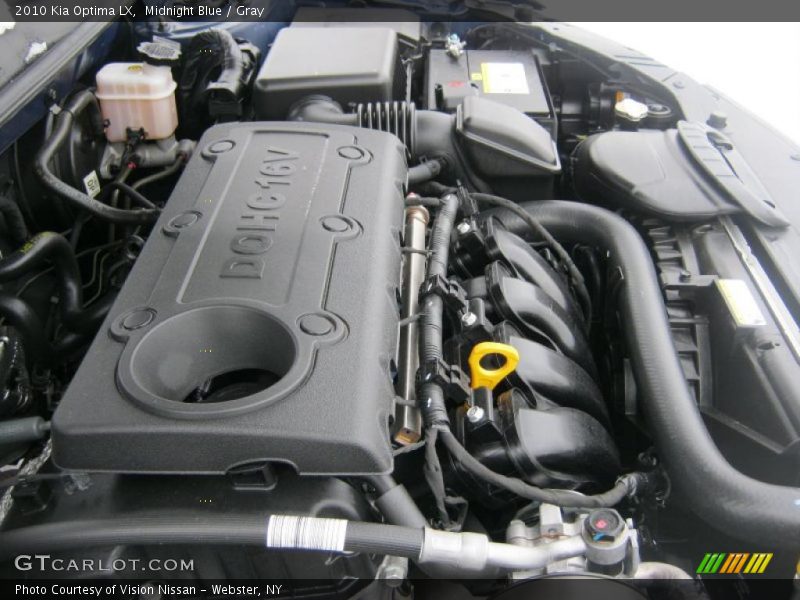 Midnight Blue / Gray 2010 Kia Optima LX