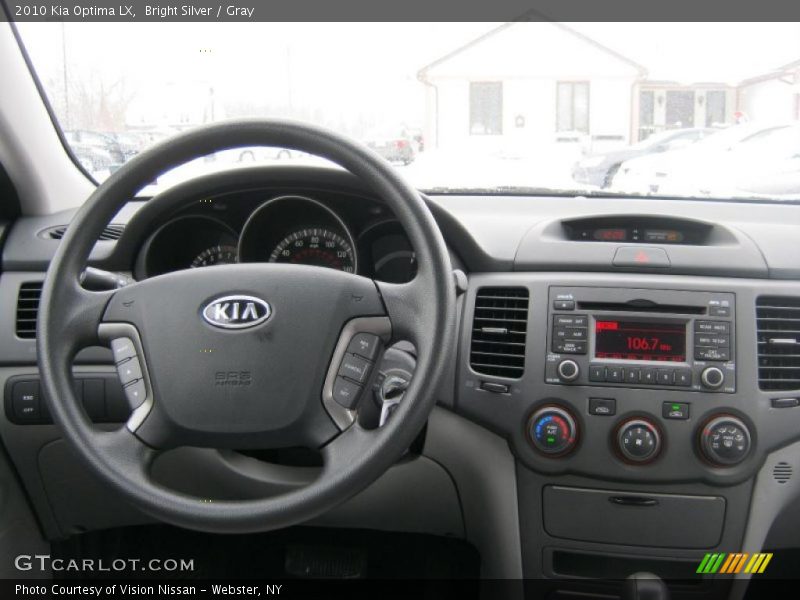 Bright Silver / Gray 2010 Kia Optima LX