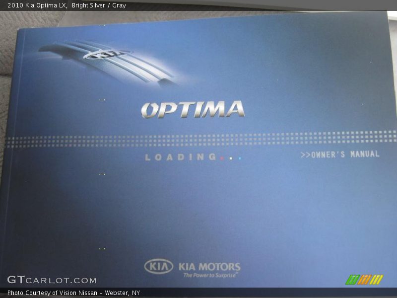 Bright Silver / Gray 2010 Kia Optima LX
