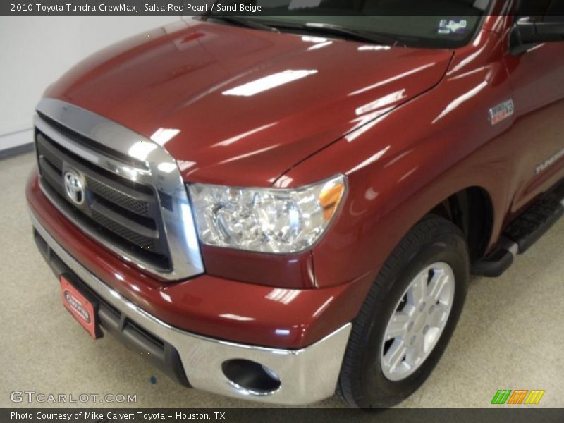 Salsa Red Pearl / Sand Beige 2010 Toyota Tundra CrewMax