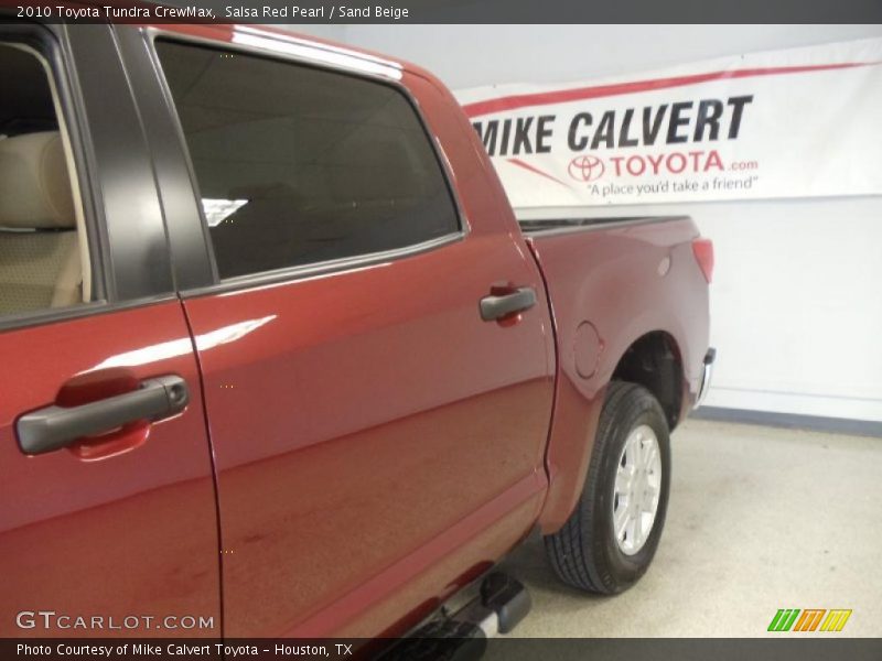 Salsa Red Pearl / Sand Beige 2010 Toyota Tundra CrewMax