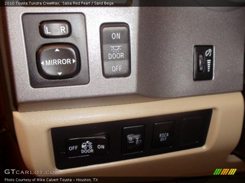 Salsa Red Pearl / Sand Beige 2010 Toyota Tundra CrewMax