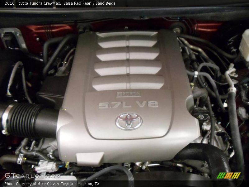 Salsa Red Pearl / Sand Beige 2010 Toyota Tundra CrewMax