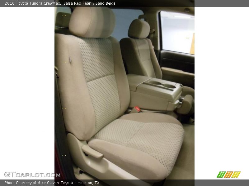 Salsa Red Pearl / Sand Beige 2010 Toyota Tundra CrewMax