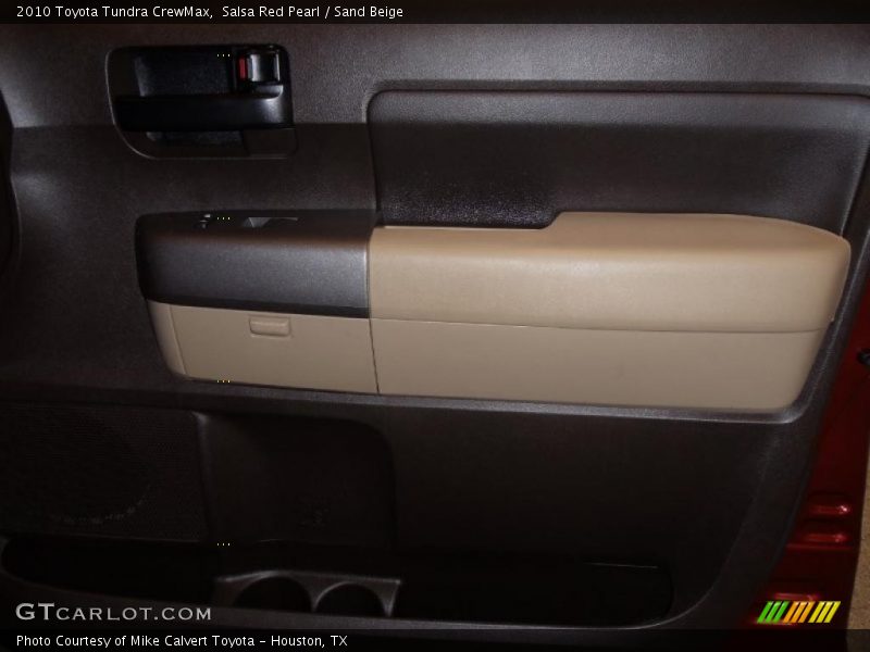 Salsa Red Pearl / Sand Beige 2010 Toyota Tundra CrewMax