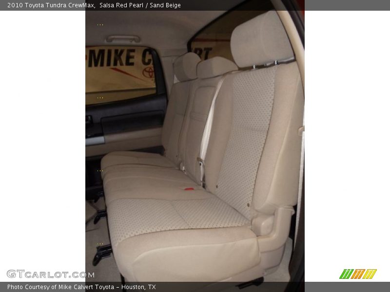 Salsa Red Pearl / Sand Beige 2010 Toyota Tundra CrewMax