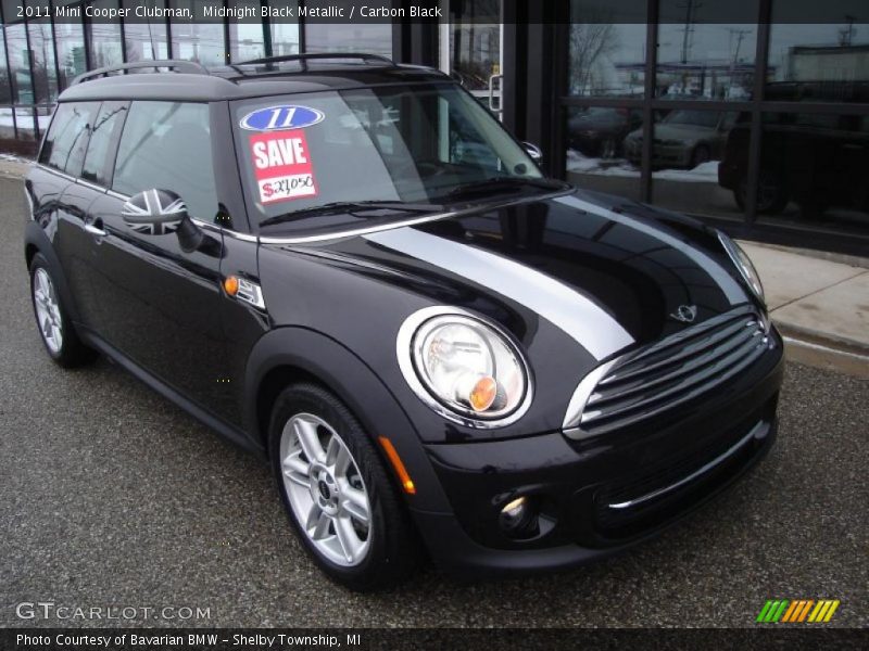 Midnight Black Metallic / Carbon Black 2011 Mini Cooper Clubman