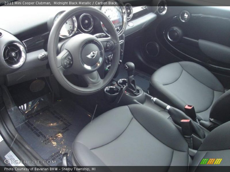  2011 Cooper Clubman Carbon Black Interior