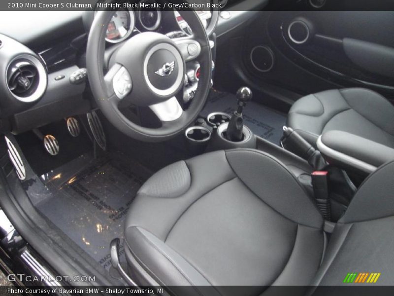 2010 Cooper S Clubman Grey/Carbon Black Interior