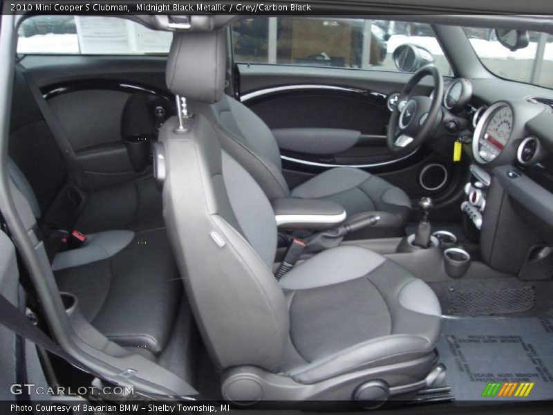  2010 Cooper S Clubman Grey/Carbon Black Interior