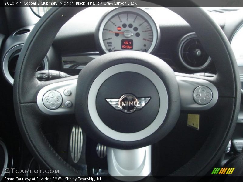 Midnight Black Metallic / Grey/Carbon Black 2010 Mini Cooper S Clubman