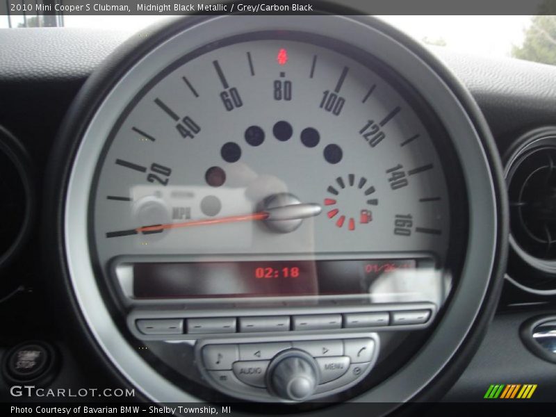 Midnight Black Metallic / Grey/Carbon Black 2010 Mini Cooper S Clubman