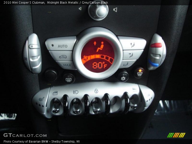 Controls of 2010 Cooper S Clubman