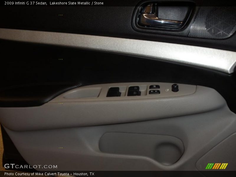Lakeshore Slate Metallic / Stone 2009 Infiniti G 37 Sedan