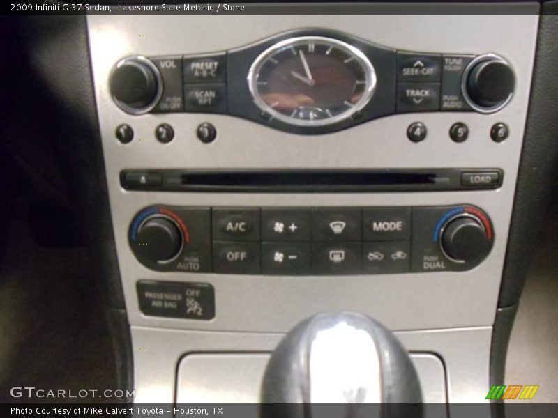 Lakeshore Slate Metallic / Stone 2009 Infiniti G 37 Sedan